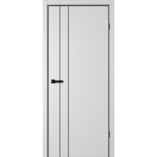 Дверь межкомнатная Сибирь Профиль Нео N02 Серый эмалит, глухое полотно, кромка